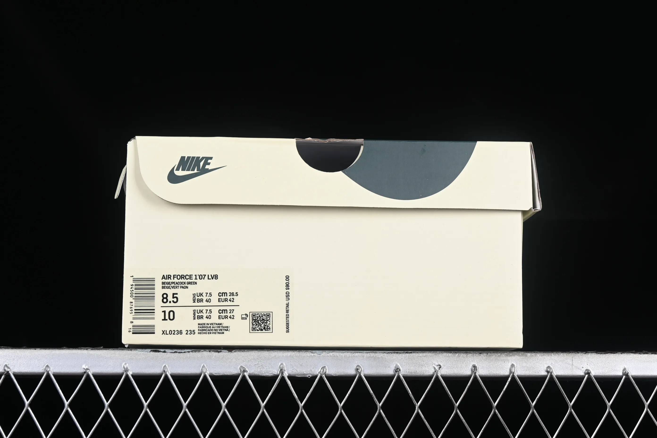 All categories Nk Air Force 1 Air Force series Nk Air Force 1 Mid Air Force mid-top Nk Air Force 1'07 Mid Beige and green two-color bottom Starry Air Force One mid-top casual sneakers XL0236-235